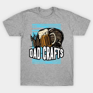 Beer Lover Dad Crafts - Glass Craft Beer Drinker T-Shirt